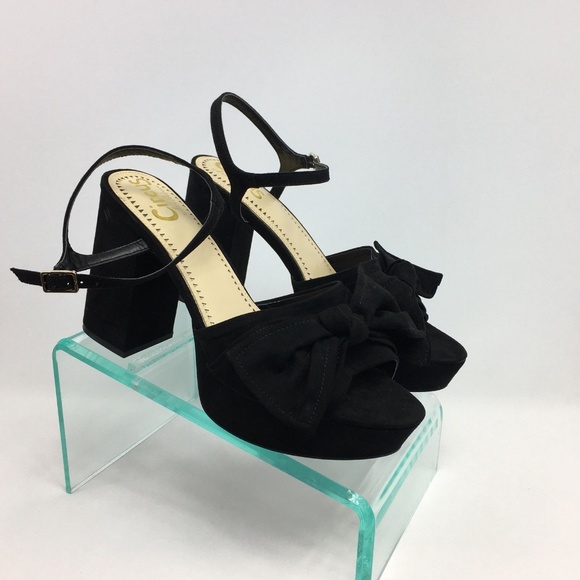 Sam Edelman Shoes - Sam Edelman Black Platform Sandal Natasha 10 Wide